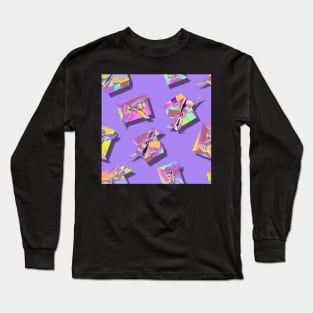 Pink Holographic Presents Long Sleeve T-Shirt